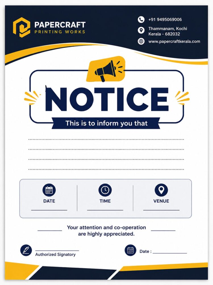 Notice